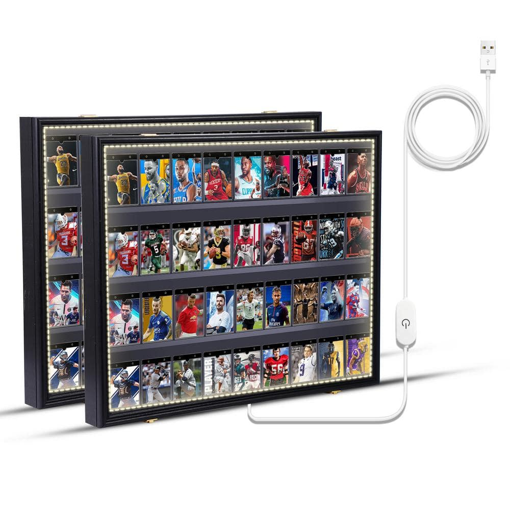 3-Pack 72 ct popular total display wall frame mount display case