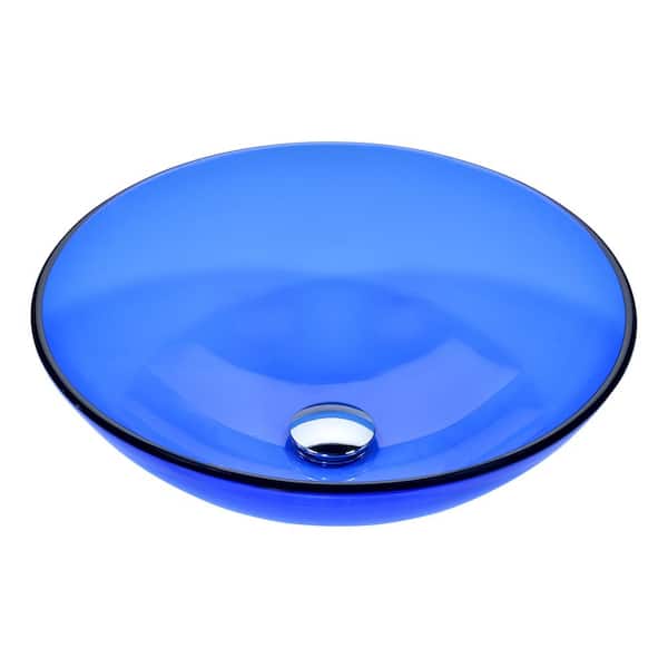 ANZZI Halo Series Vessel Sink in Blue