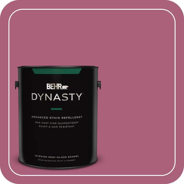 1 gal. #T13-1 Daah-Ling Semi-Gloss Enamel Interior Stain-Blocking Paint & Primer