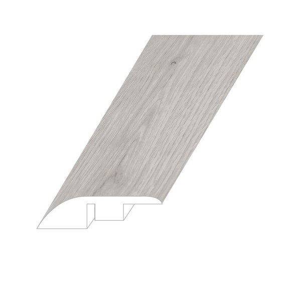 Montserrat Meraki Iridescent Mist 0.6 in. T x 1.8 in. W x 94.5 in. L Vinyl Reducer Molding