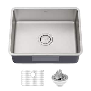 Dex 21 Undermount 16 Gauge Stainless Steel Single Bowl Kitchen Sink