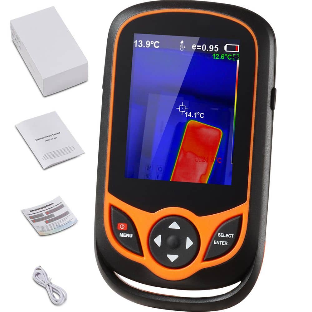Thermal Imaging Camera, 256 x 192 IR Resolution Pocket Infrared Thermal Imager with WiFi, 25Hz Refresh Rate Thermal