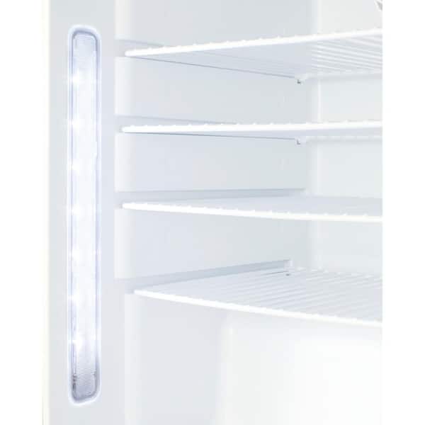 3.32 cu. ft. Healthcare Mini Refrigerator without Freezer in Stainless Steel, ADA Compliant