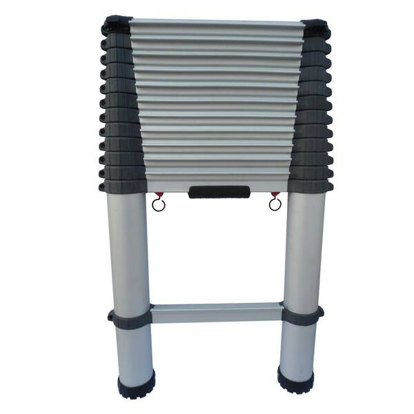 Telescopic Access - 12.5 ft. Aluminum Telescopic Ladder with 300 lb. Load Capacity Type 1A Duty Rating