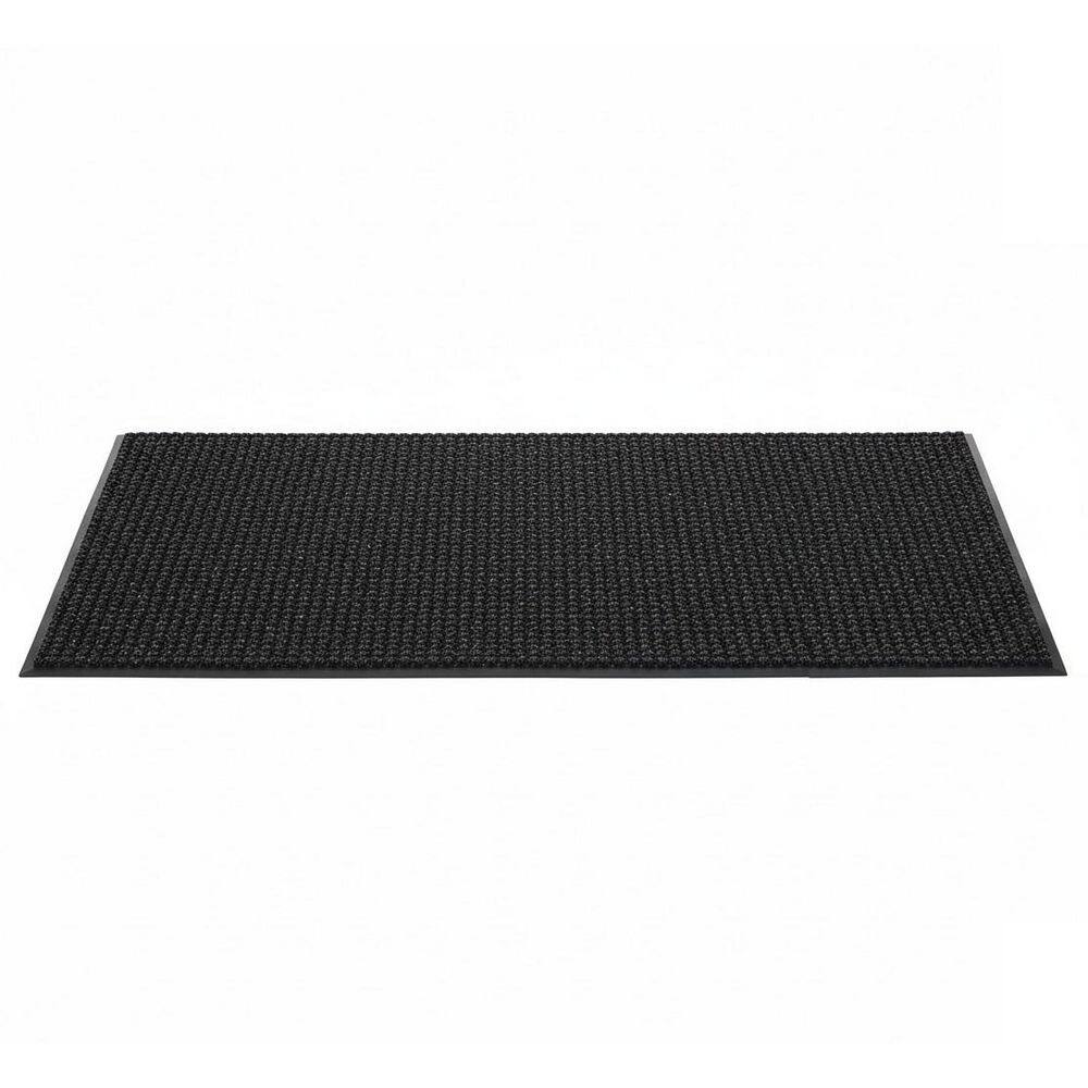 Black 20 in. x 48 in. Dirt Trapper Door Mat-Washable, Non-Slip