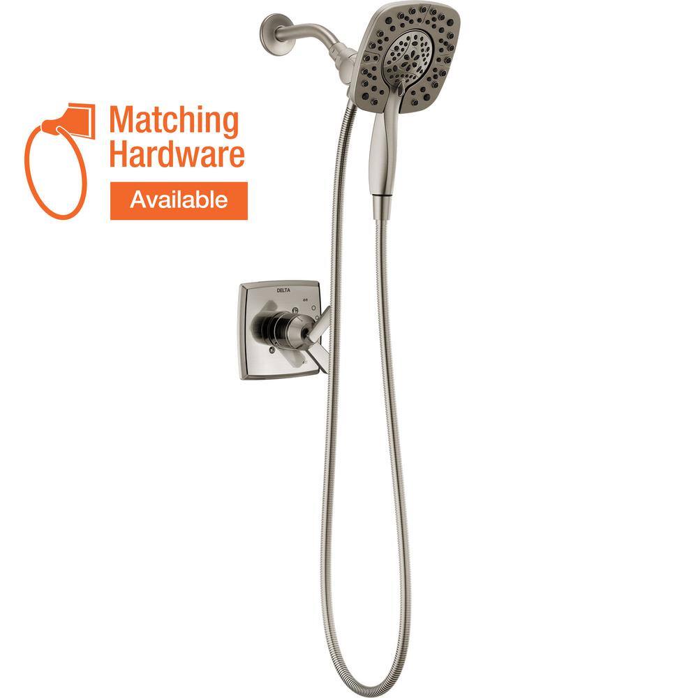 Delta Ashlyn In2ition 1Handle Wall Mount Shower Faucet Trim Kit in Stainless (Valve Not