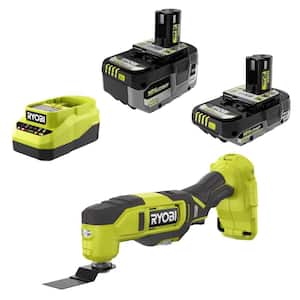 RYOBI ONE+ 18V Kit w/ 4.0Ah Battery, 2.0Ah Battery, Charger & ONE+ Multi-Tool