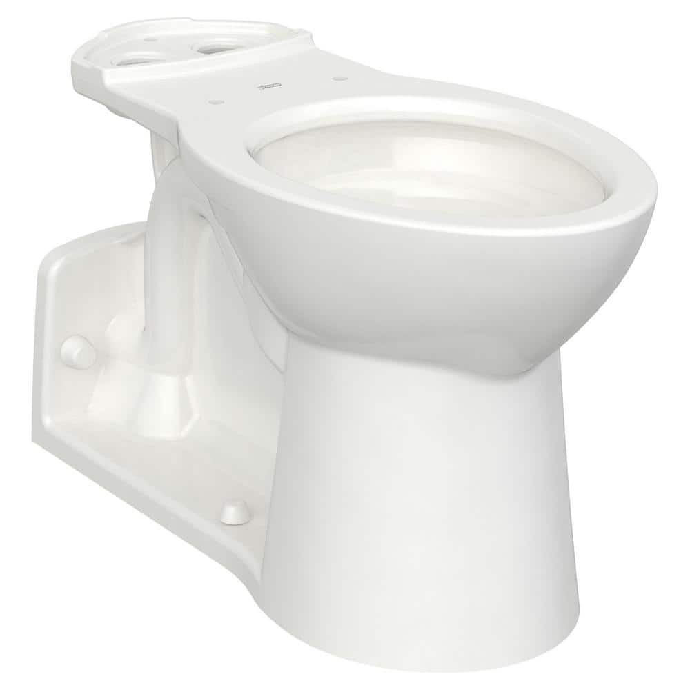 Yorkville White Elongated Floor-Mount Toilet Bowl with EverClean Surface