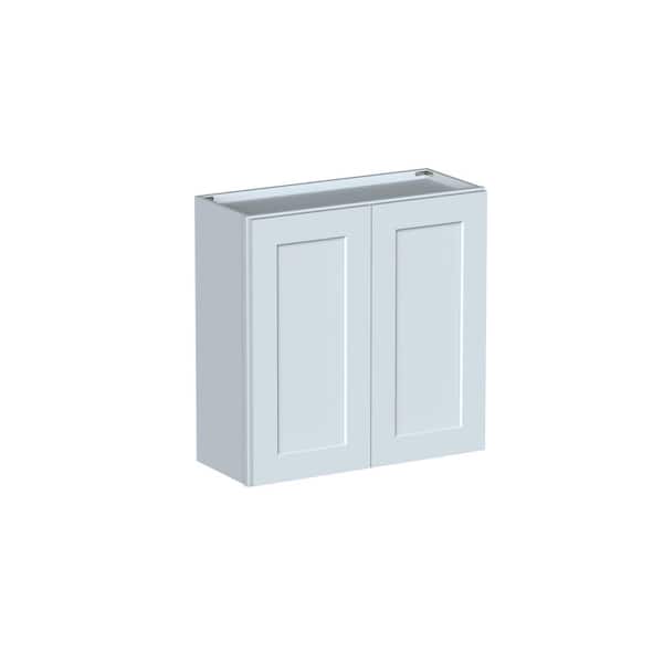 30 in. W x 12 in. D x 30 in. H Plywood Ready to Assemble Wall Kitchen Cabinet in Dove Gray with Full Door