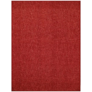 Agra Collection Static Design 8 ft. x 10 ft. Indoor Handmade Wool Area Rug, 7 ft. 6 in. x 9 ft. 10 in., Dark Red