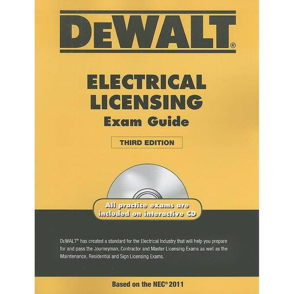 Unbranded DEWALT Electrical Licensing Exam Guide with CDROM