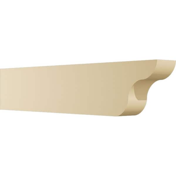Ekena Millwork Standard Carmel 3 in. W x 6 in. H x 30 in. D Signature Urethane Rafter Tail Outlooker