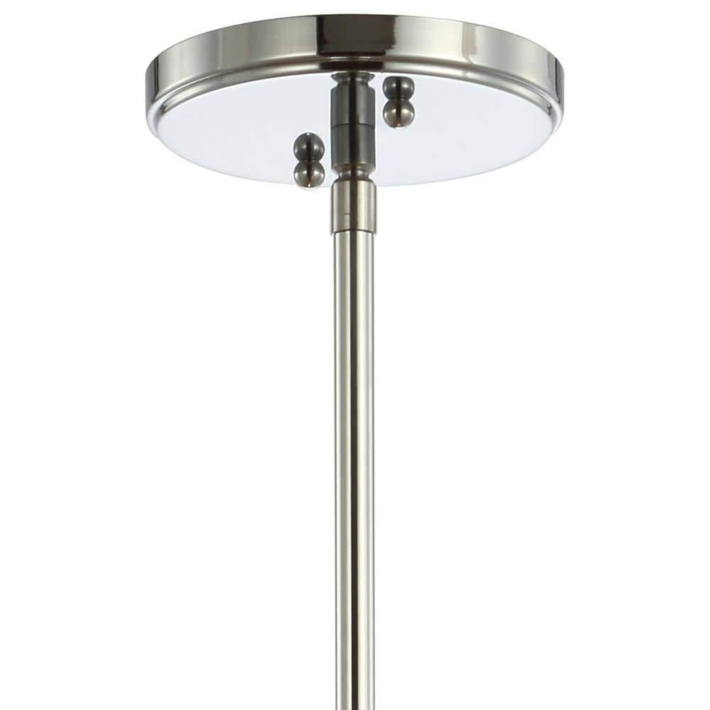 Kurtz Chrome Polished Clear Glass LED Adjustable Pendant