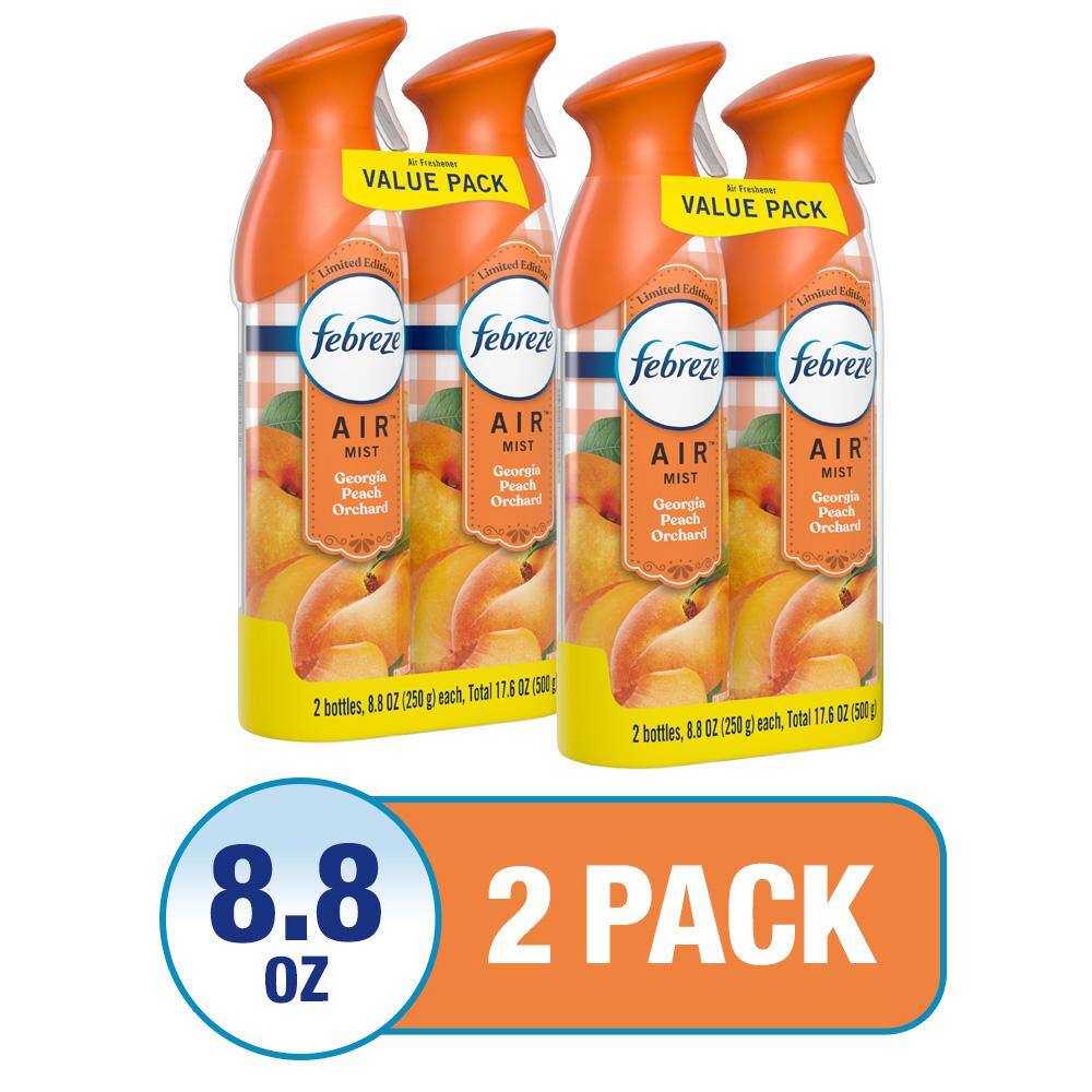 Air Mist 8.8 oz. Georgia Peach Orchard Scent Air Freshener Spray (2-Count, 