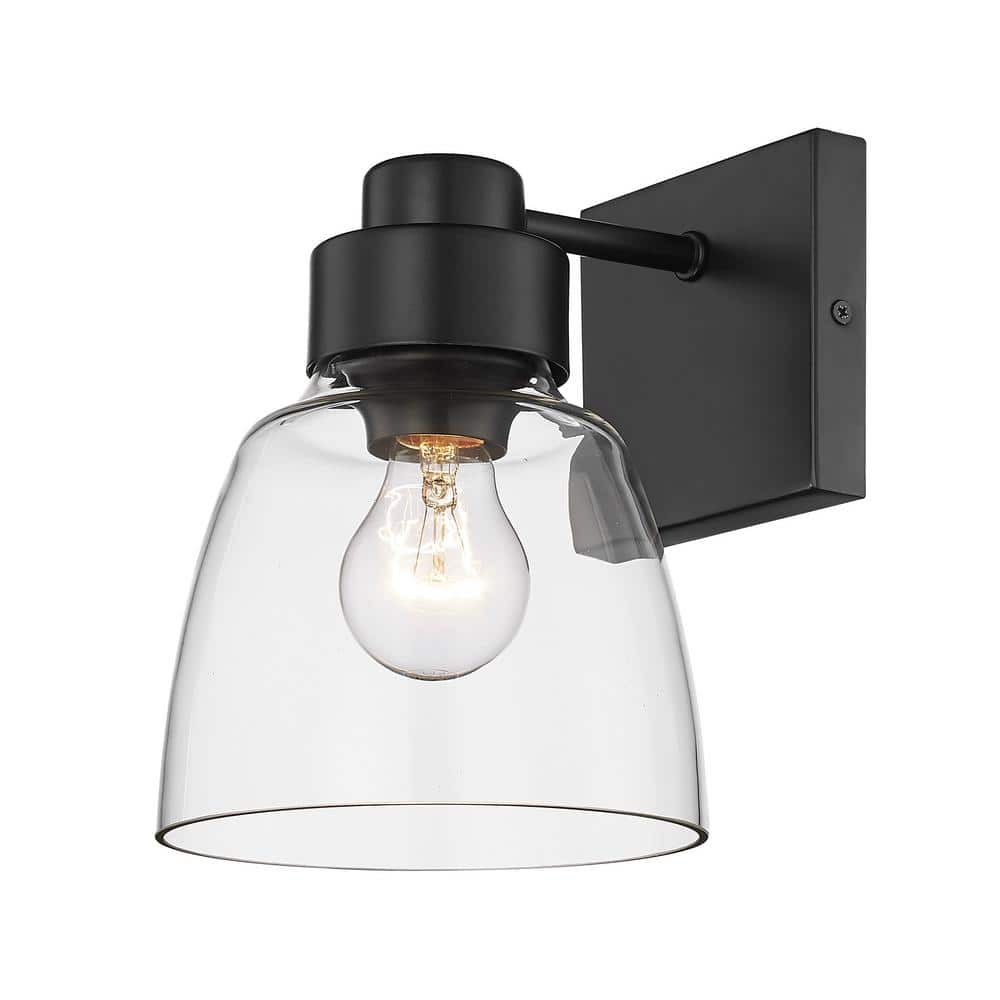 Golden Lighting 0314-1W BLK-CLR