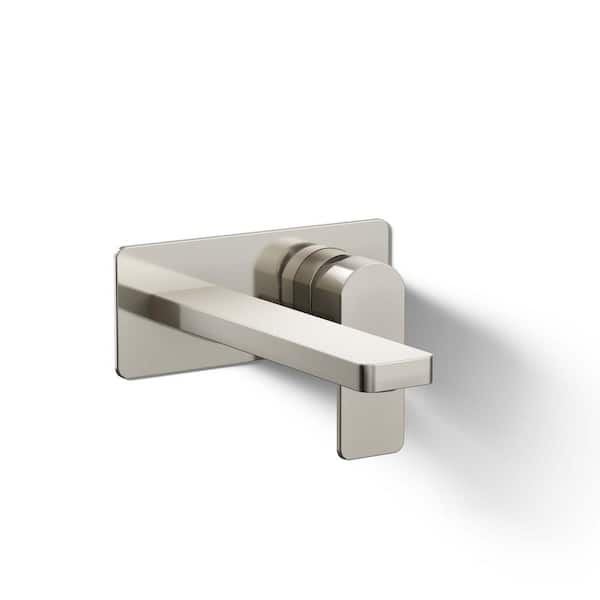 KOHLER Parallel Wall Mount Single Handle Bathroom Sink Faucet 1.2 GPM in Vibrant Polished Nickel