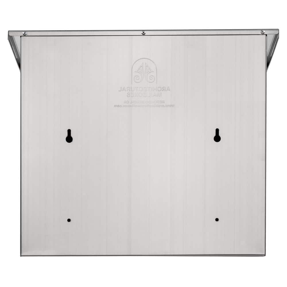 Maya Stainless Steel Lockable Wall Mount Mailbox, Medium