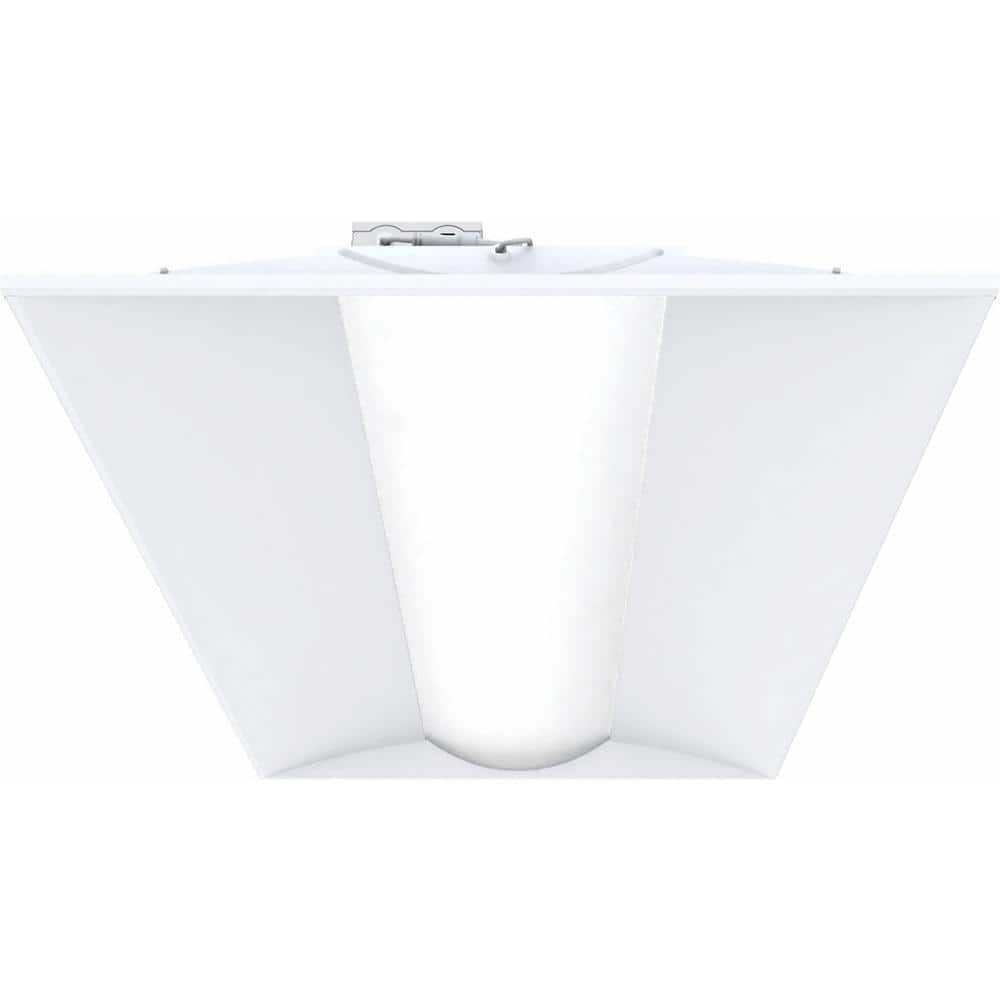 4-ft White LED Recessed Mount Indoor/Outdoor Light Fixture