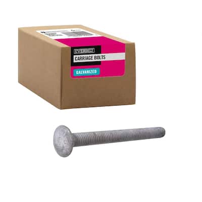 3/8 in.-16 x 4 in. Galvanized Carriage Bolt (25-Pack)