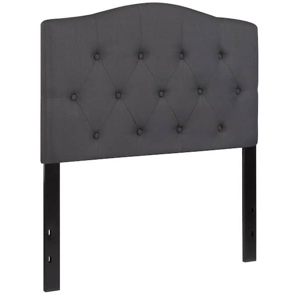 Carnegy Avenue Dark Gray Twin Headboard Panel Design