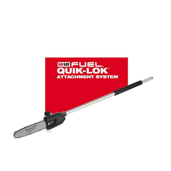 M18 FUEL QUIK-LOK 10 in. Pole Saw Attachment (Tool-Only)