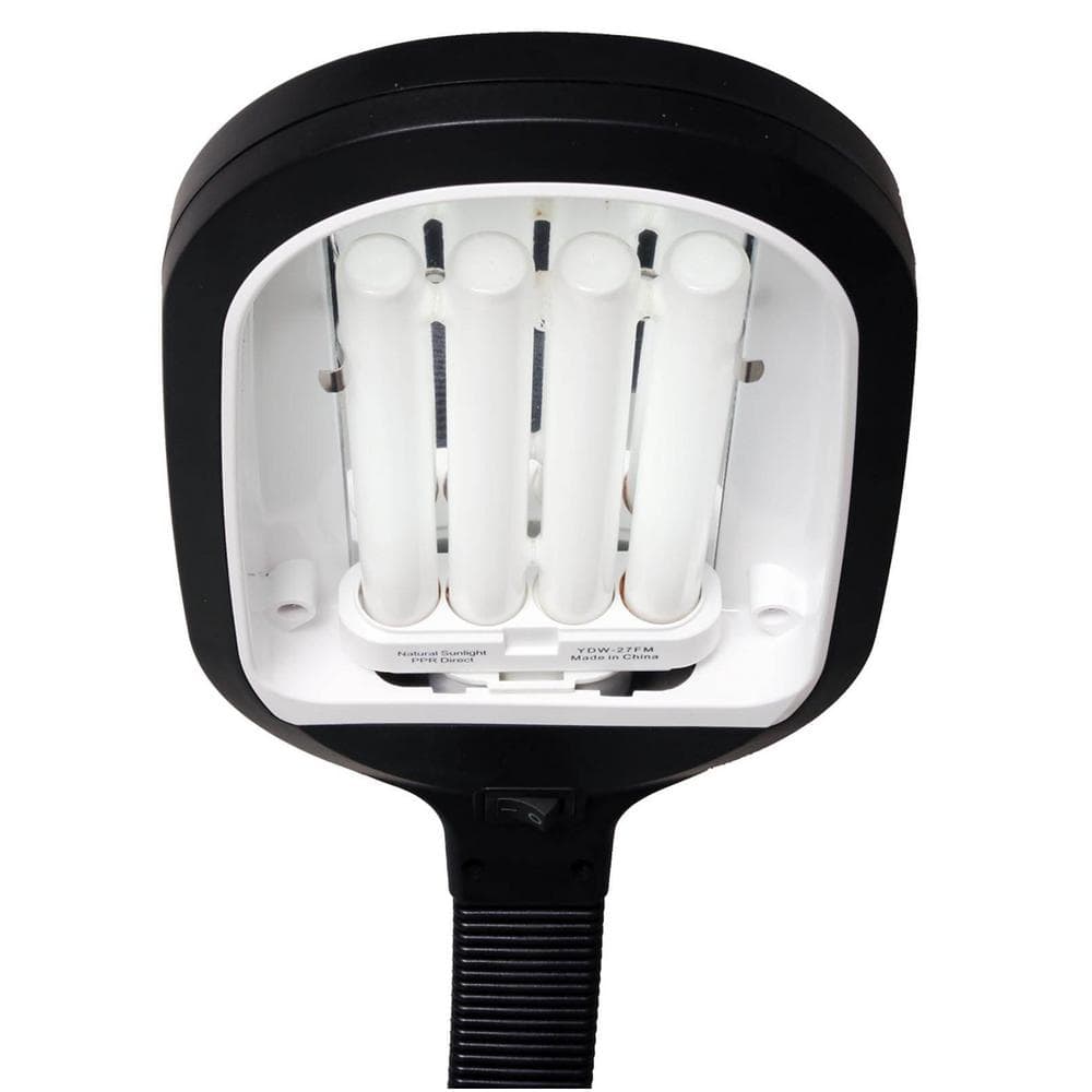 ArcFlex Black Adjustable Height 27W Floor Plant Light