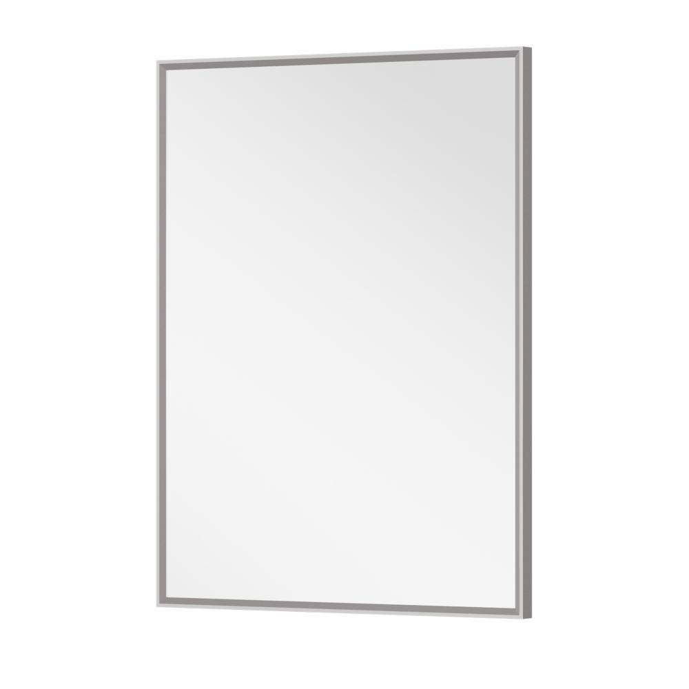 24 in. W x 32 in. H Beveled Bathroom Mirrors Rectangle Aluminum Framed Wall Bathroom Vanity Mirror in Brushed Nickel price history on PriceWatchPro
