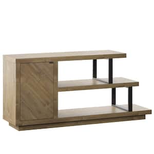 60 in. Anderson Bamboo TV Stand Fits TV's up to 55 in. with Asymmetrical Storage