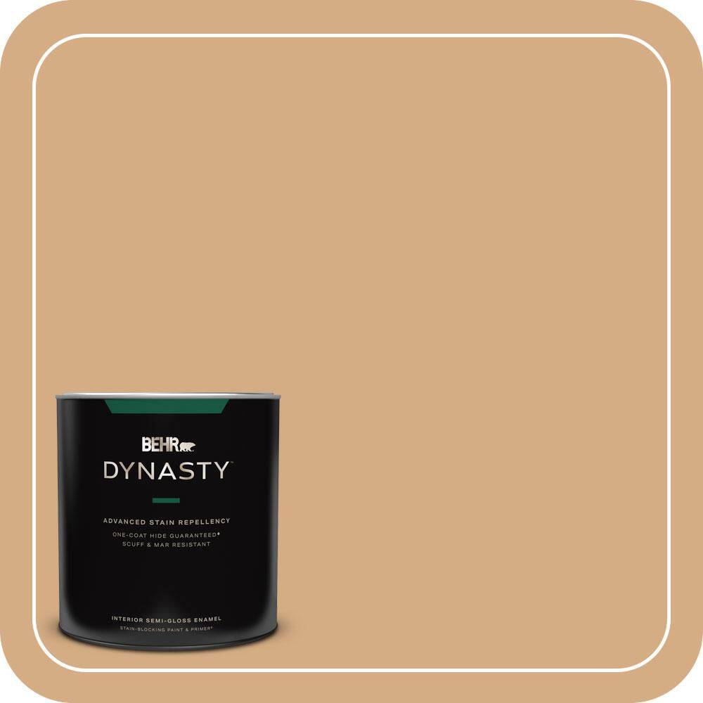 1 qt. #BXC-67 Santa Fe Tan Semi-Gloss Enamel Interior Stain-Blocking Paint and Primer price history on PriceWatchPro