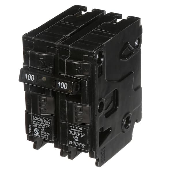 Siemens 100 Amp Double Pole Type QPH 22kA Circuit Breaker Q2100H