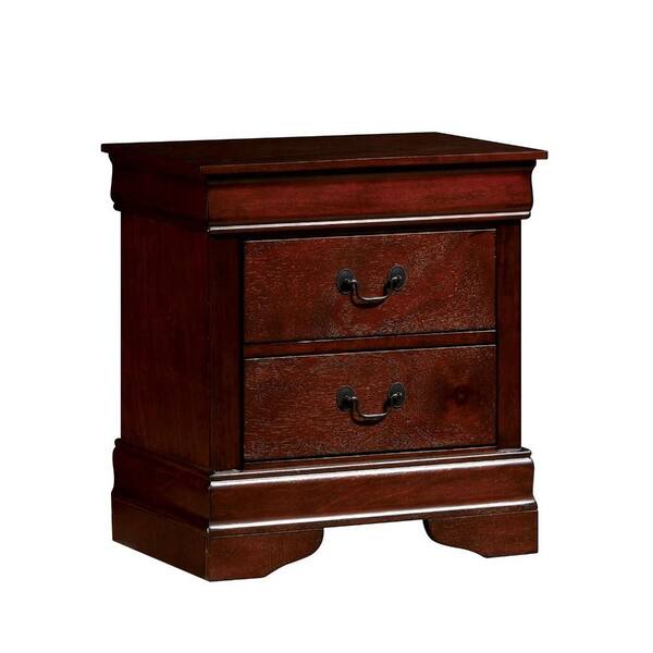 Benzara Contemporary Cherry Style Night Stand