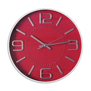 Seiko 13 in. Maddox Wall Clock QXA765BLH - The Home Depot