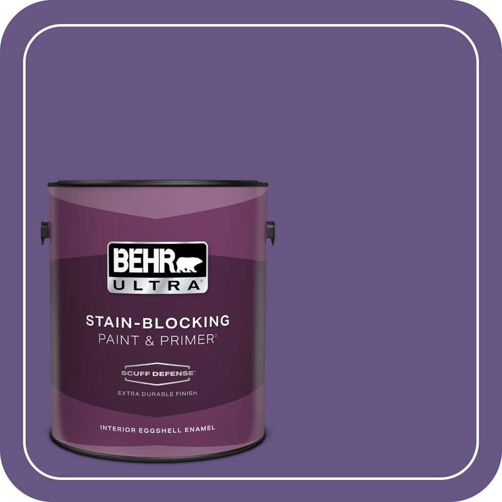 1 gal. #PPU16-02 Vigorous Violet Extra Durable Eggshell Enamel Interior Paint & Primer price history on PriceWatchPro