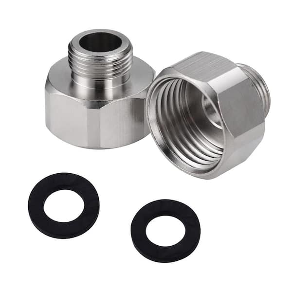 1/2 in. to 3/8 in. Brass Water Hose Adapter