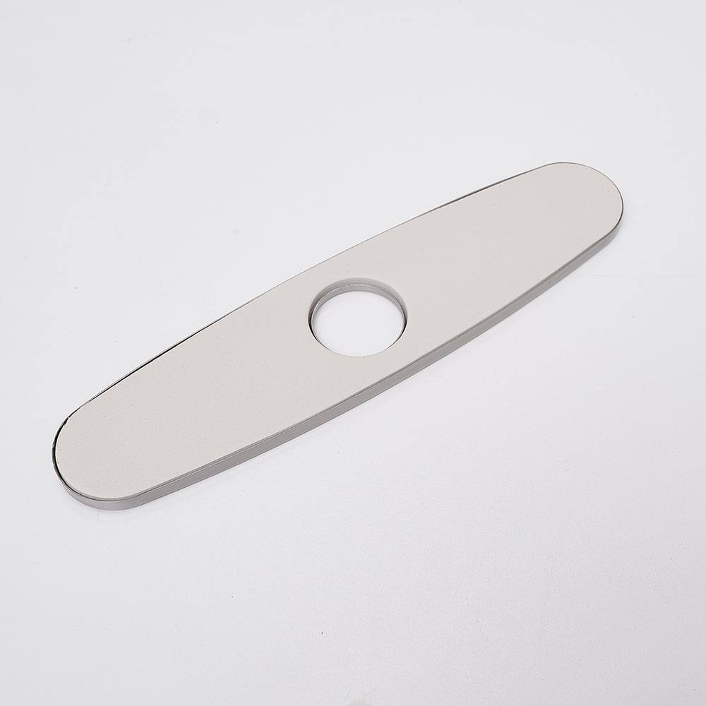 10 Inch Brushed Nickel Stainless Steel Kitchen Sink Escutcheon