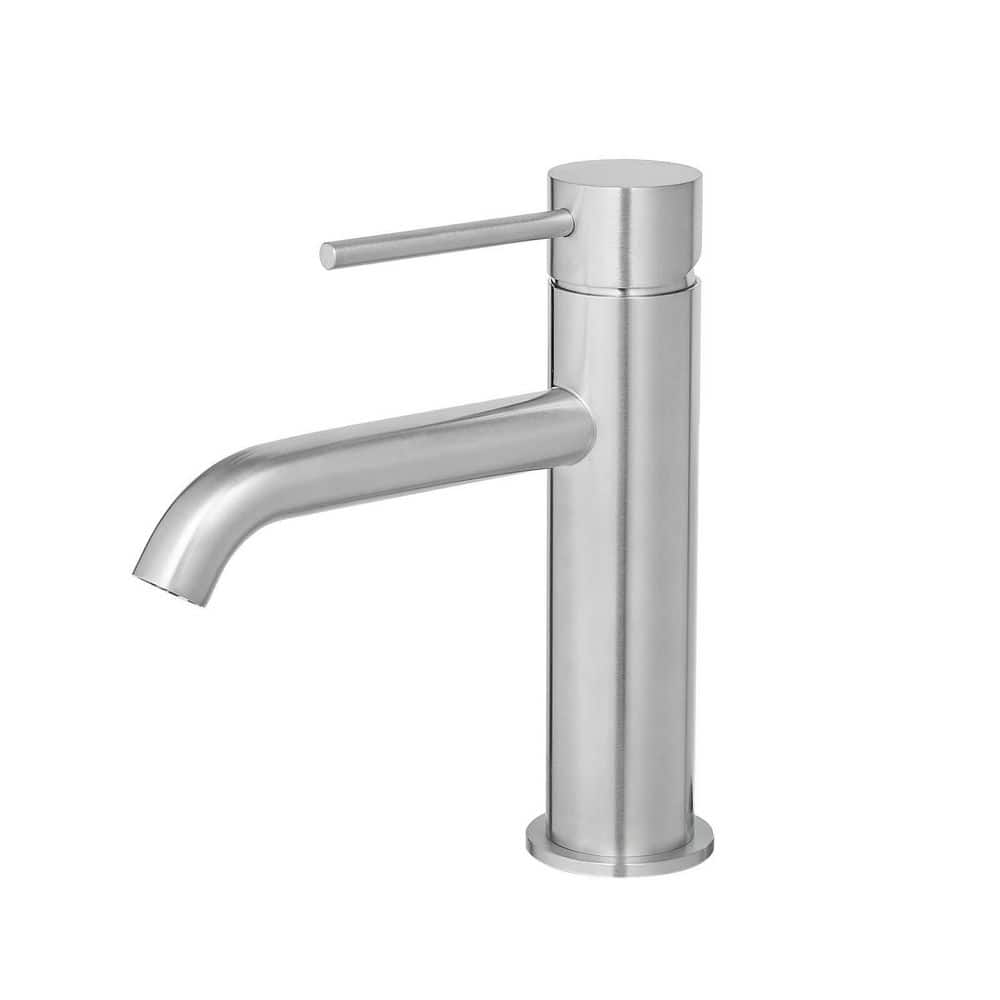 Modern Single Handle Single Hole Bathroom Faucet Deck Mount Spot Resistant in Brushed Nickel price history on PriceWatchPro