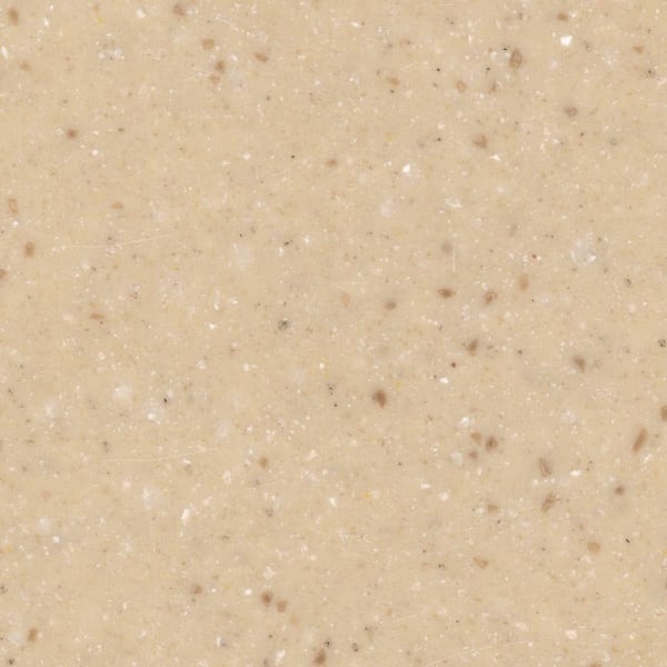 2 in. Solid Surface Countertop Sample in Lemongrass