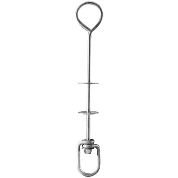 Taylor Buoy Hardware 1/2 in. Dia Galvanized Rod with 4 in. L Swivel