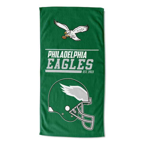 NFL Eagles 40 Yard Dash Legacy Cotton/Polyester Blend Printed Multicolor Beach Towel
