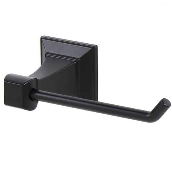 Wall Mounted Lorent Matte Black Toilet Paper Holder