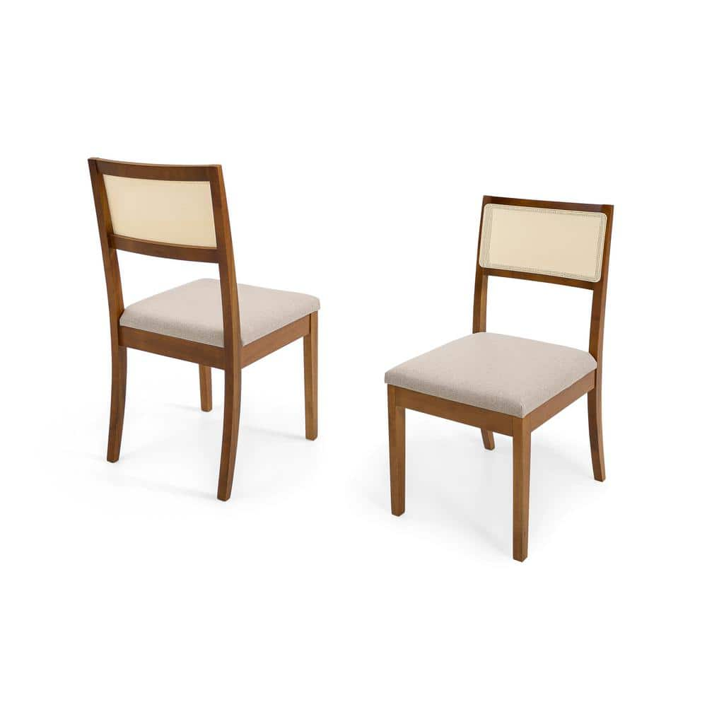 oak park cane dining chair beige