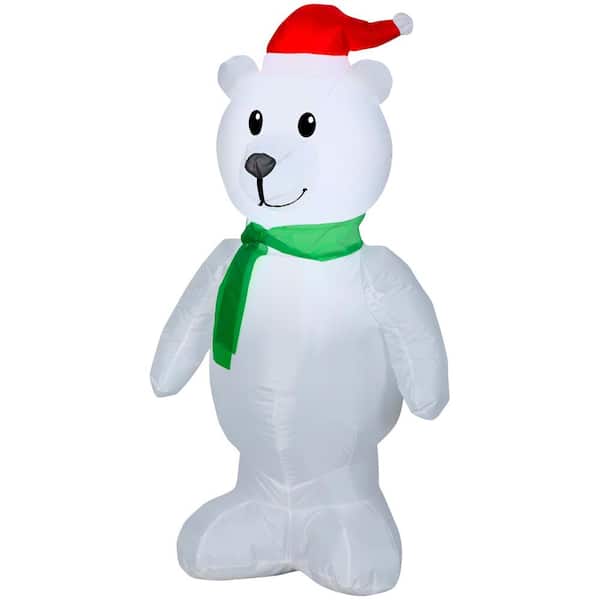 Home Accents Holiday Airblown Polar Bear-SM (HD) 115272 - The Home Depot