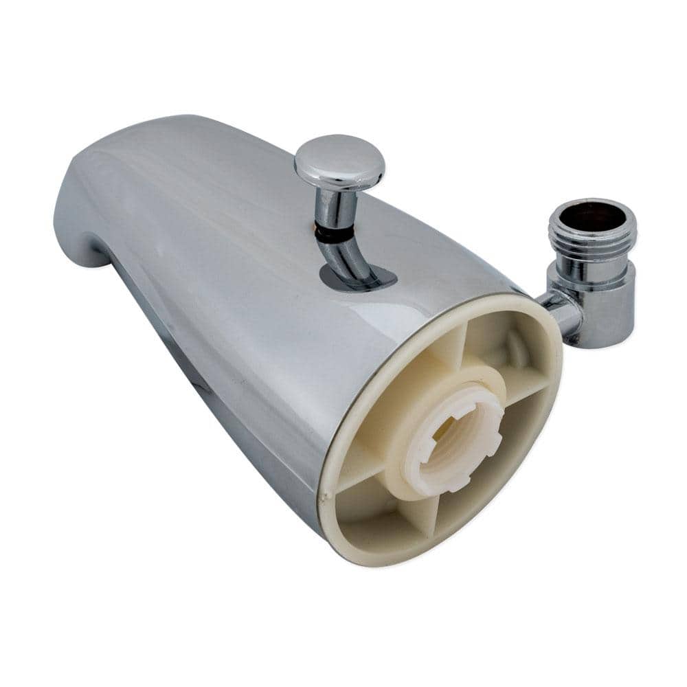 Chrome Wall Mounted Diverter Spout with Side Outlet