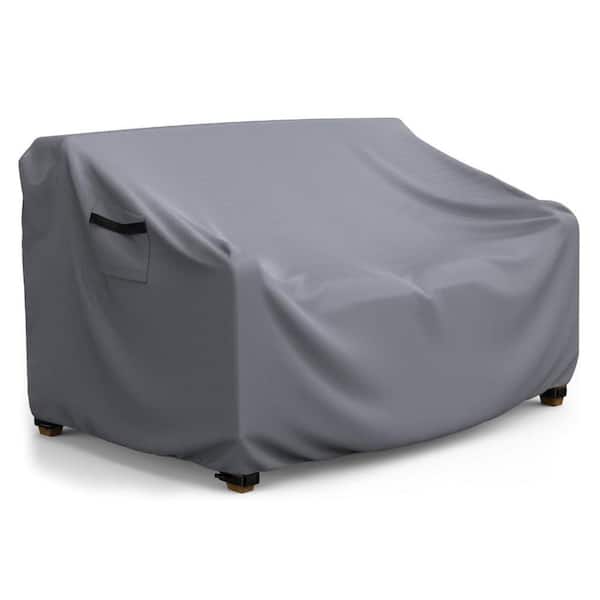 85 in. W x 35 in. D x 35 in. H Grey Outdoor Sofa Cover