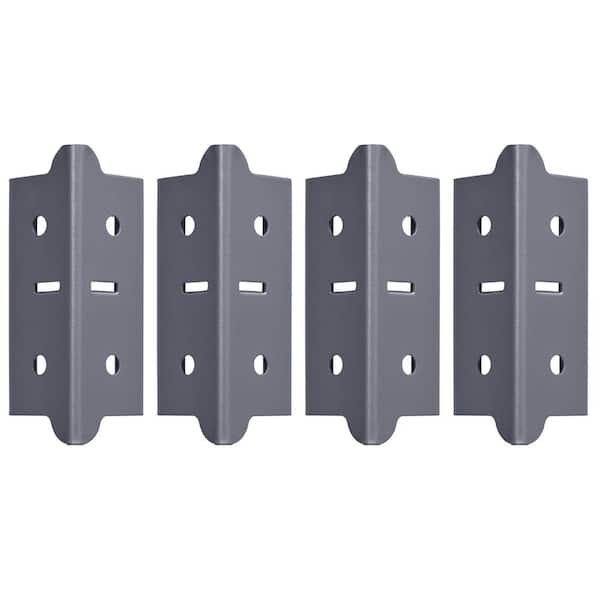 Muscle Rack 4-Pack Steel Post Coupling Outer in Grey (4 in. H x 1.375 in. W x 1.375 in. D)