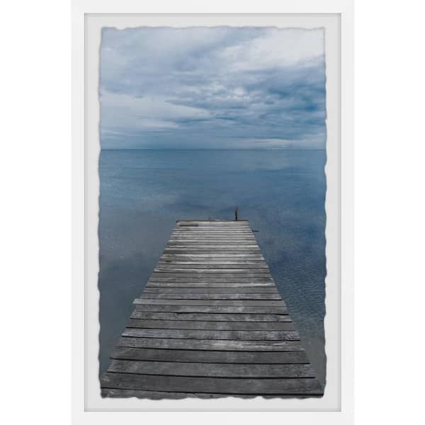 Unbranded "Ocean Blues" by Marmont Hill Framed Nature Art Print 18 in. x 12 in.