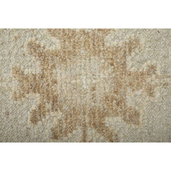 8 ft. x 12 ft. Tan, Gray Floral Area Rug