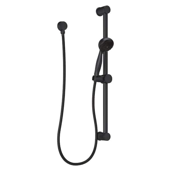 Pfister 3-Spray Hand Shower with Wall Bar in Matte Black