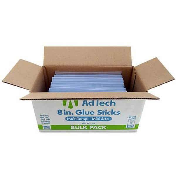 AdTech 4 in. x .28 in. Dia Hot Melt Mini Size Glue Sticks (5 lb. Bulk Pack)  220-345-5 - The Home Depot