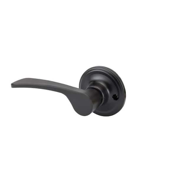 Scandinavian Kash Black Left Hand Dummy Door Lever